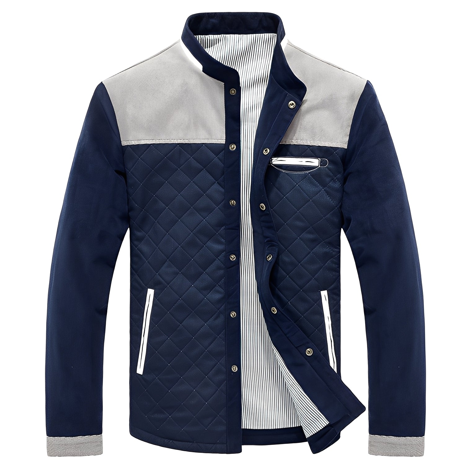 Veste Cuir Homme Élégant - Manteau en Cuir de Qualité avec Détails Raffinés - PanierRoyale