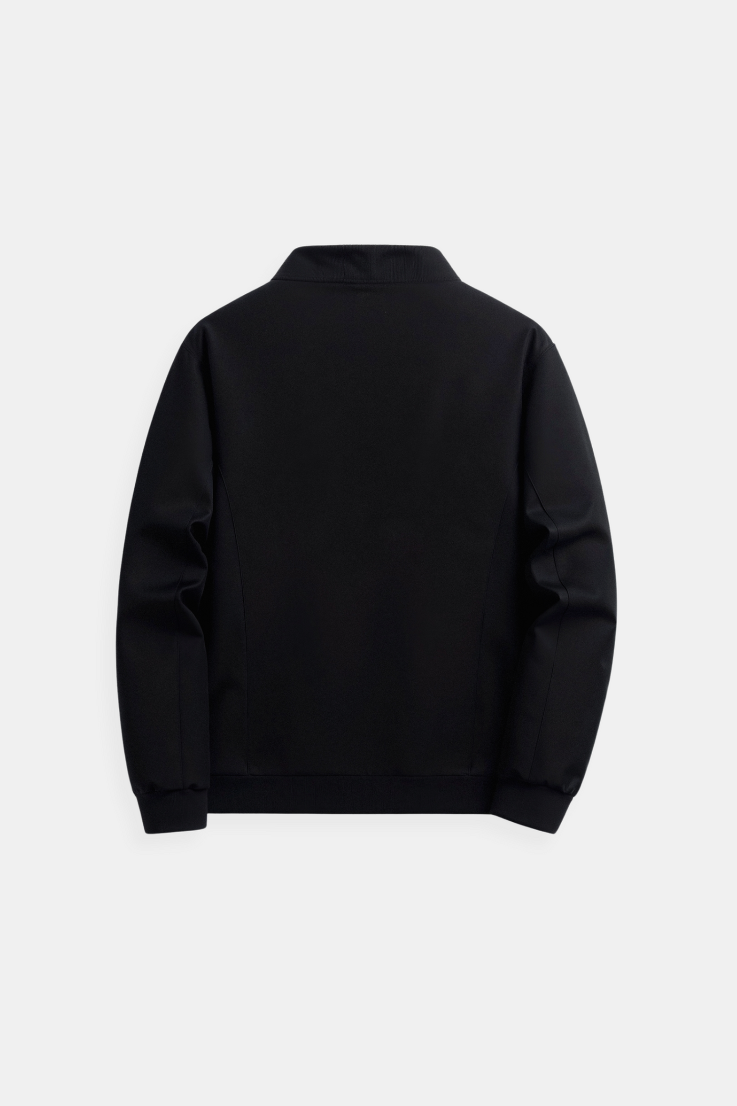 Veste Bomber Homme Noir et Gris Cuir