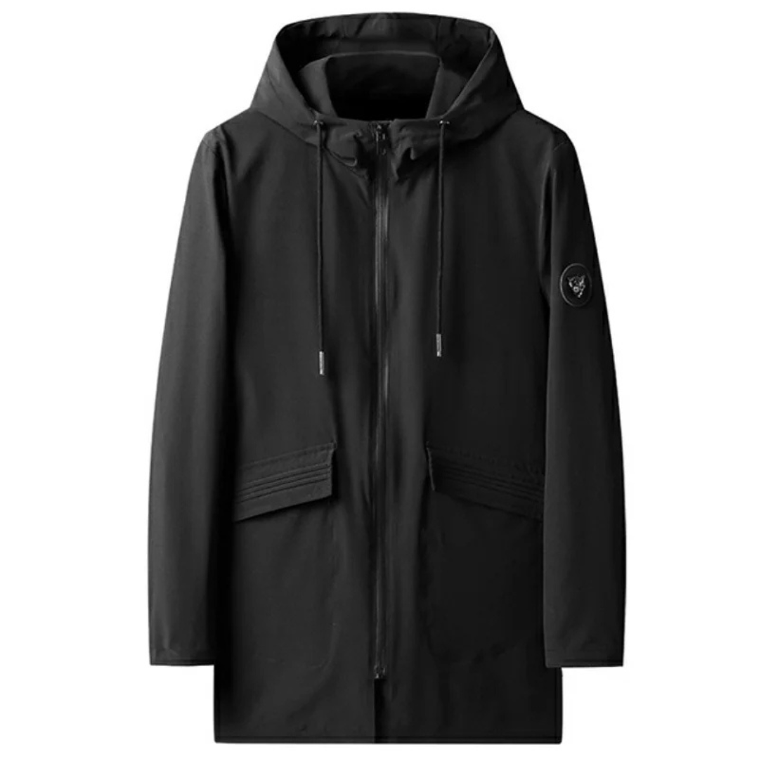 Veste Hiver Homme Noir Classique et Chaude