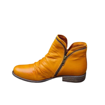 Bottines Femme à Talon Haut avec Fermeture Éclair ZIP