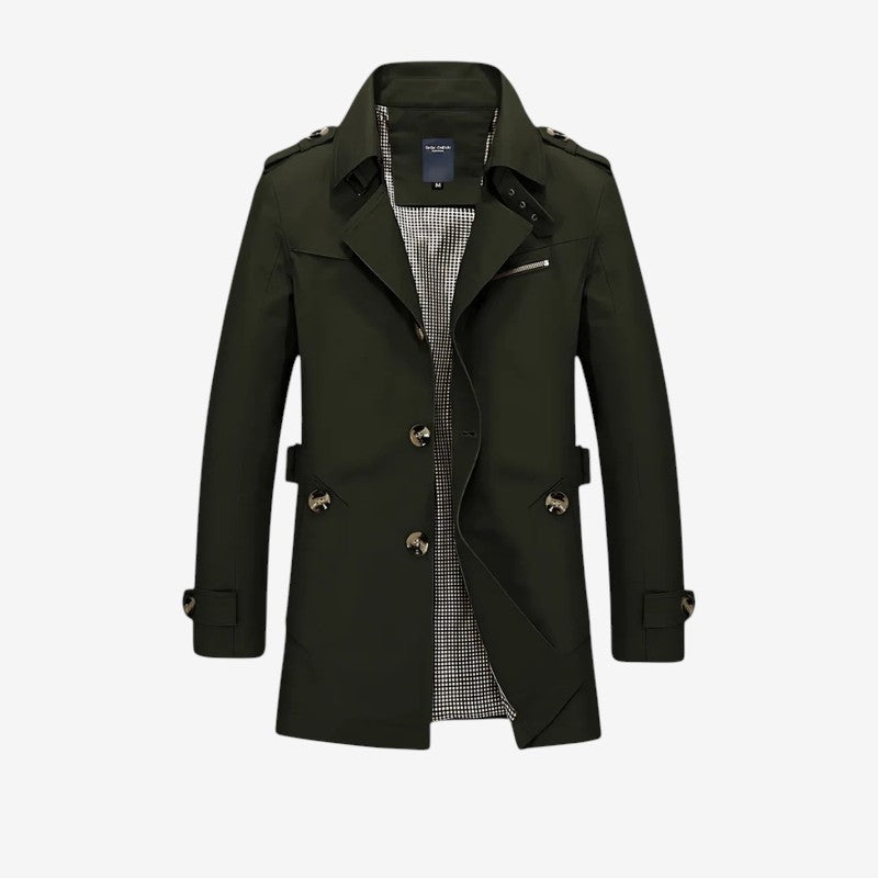 Manteau Imperméable avec Capuchon et Manches Longues - PanierRoyale