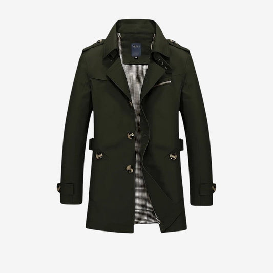 Manteau Imperméable avec Capuchon et Manches Longues - PanierRoyale