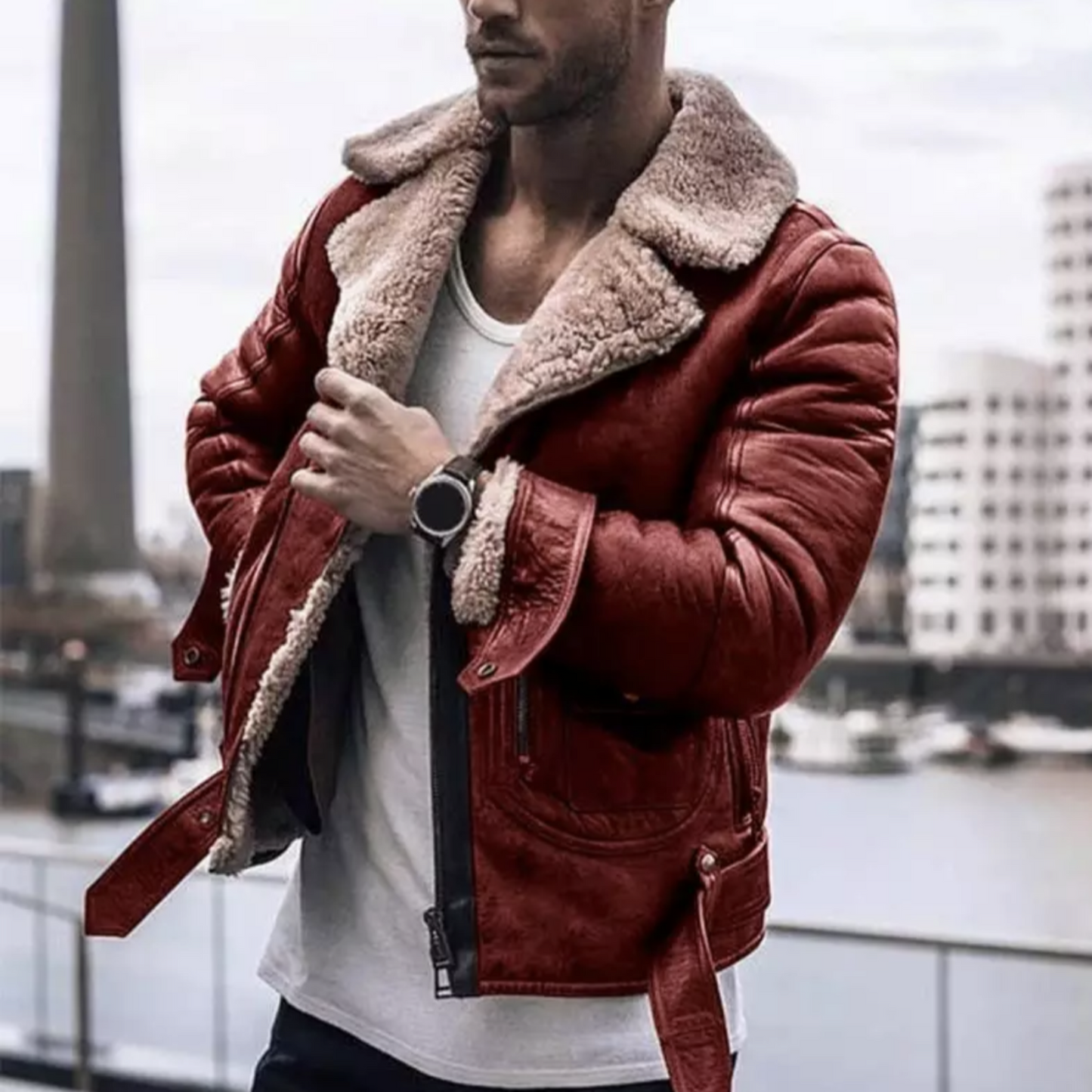 Veste Homme Hivernale Étanche et Chaude