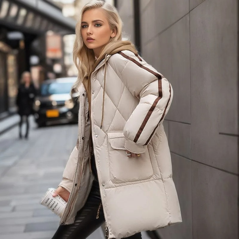 Manteau de Fourrure Élégant et Chaud