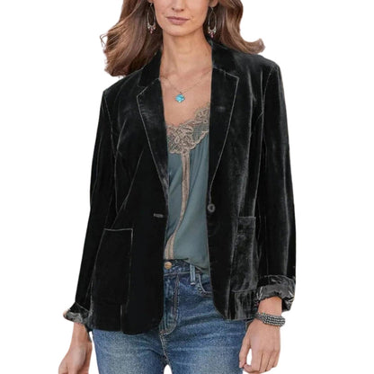 Veste Femme Élégante avec Poches Latérales