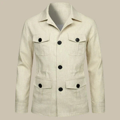 Veste Classique Hiver Boutonnée Manches Longues
