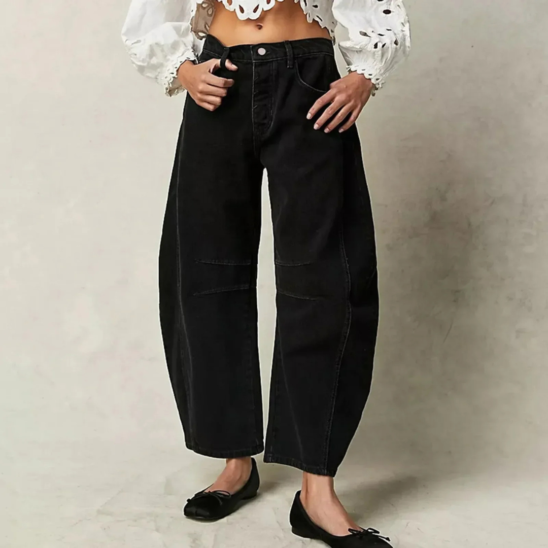 Jean Détente Femme Comfortable et Élégant
