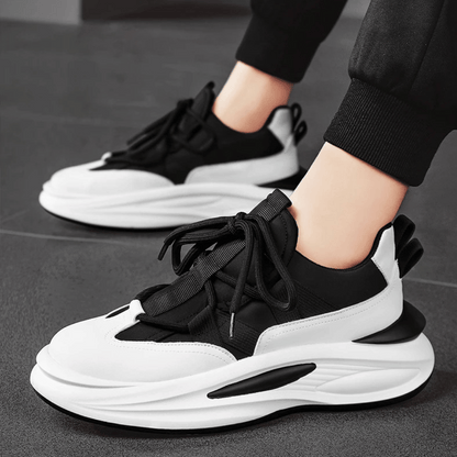 Baskets Homme Noires et Blanches Mode