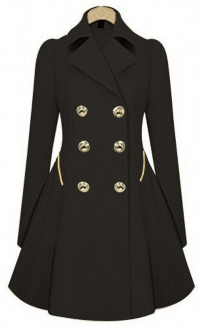 Manteau Femme Long Imperméable et Élégant