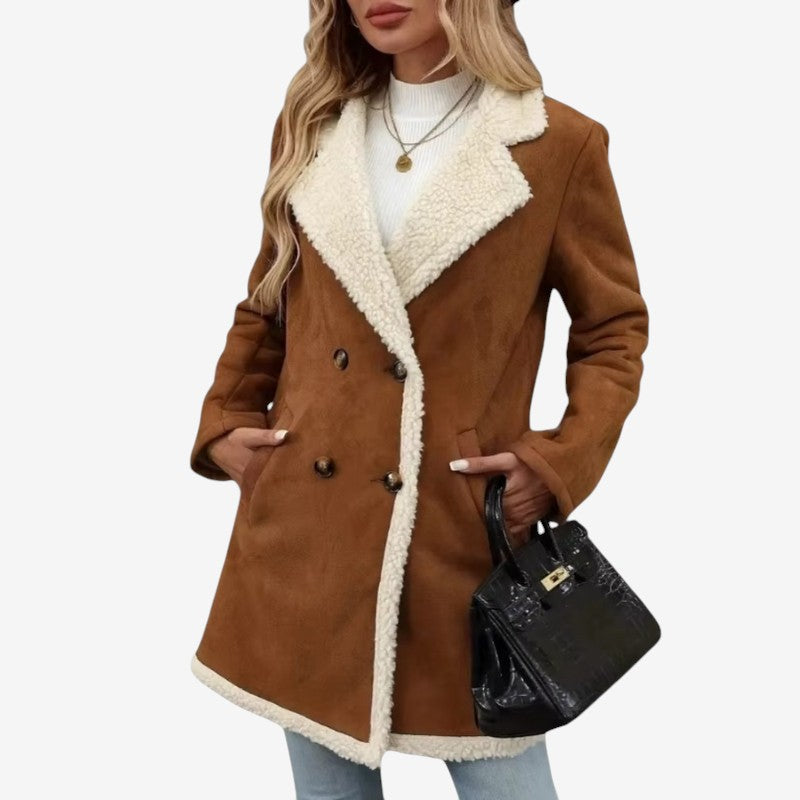 Veste Polaire Chic avec Manches Longues - PanierRoyale