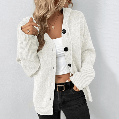 Gilet femme doux et chaud en beige