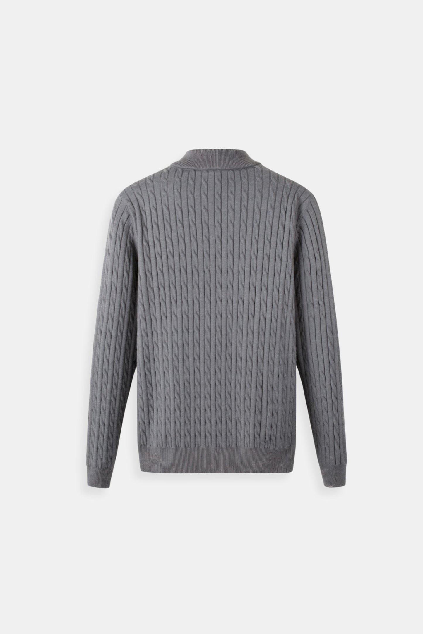 Pull à côtes zippé élégant pour homme