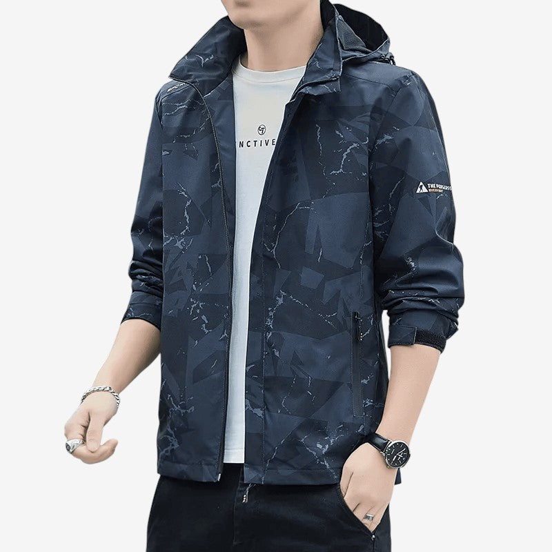 Veste Streetwear Capuche Manches Longues et Poches Zippées - PanierRoyale