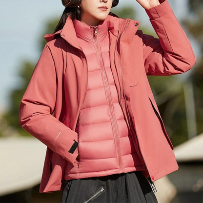 Parka Femme Hiver 3 en 1 Imperméable