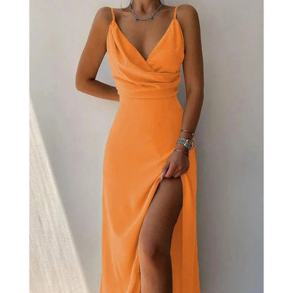 Robe de Soirée Chic Décolletée Col en V