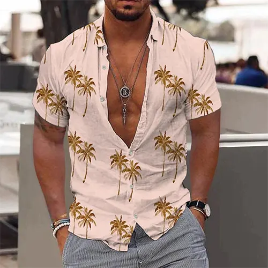 Chemise Homme Manches Courtes Légère et Respirante