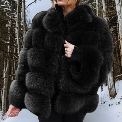 Manteau Femme Long Hiver Élégant et Chaud