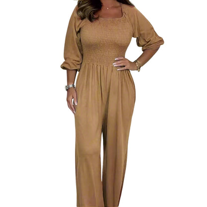 Robe Élégante Manches Longues Femme Chic