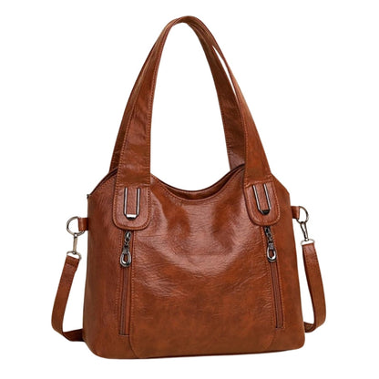 Sac à épaule femme avec poches fermées zippées - PanierRoyale