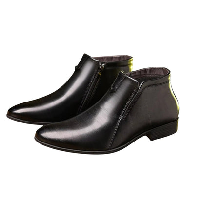 Bottines Femmes Élégantes à Fermeture Éclair Latéral