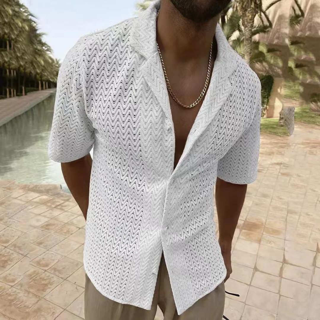 Polo Homme Décontracté Respiration Active