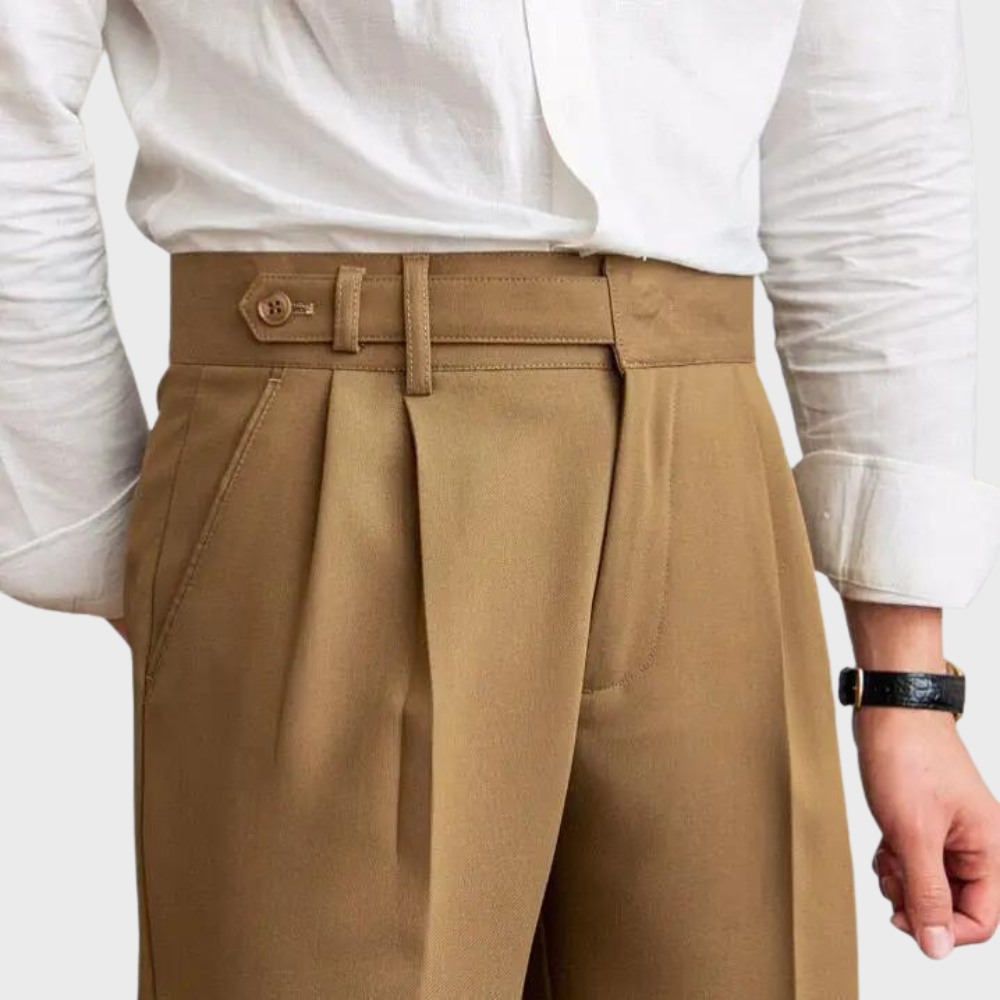Pantalon Homme Taille Élégante et Confortable
