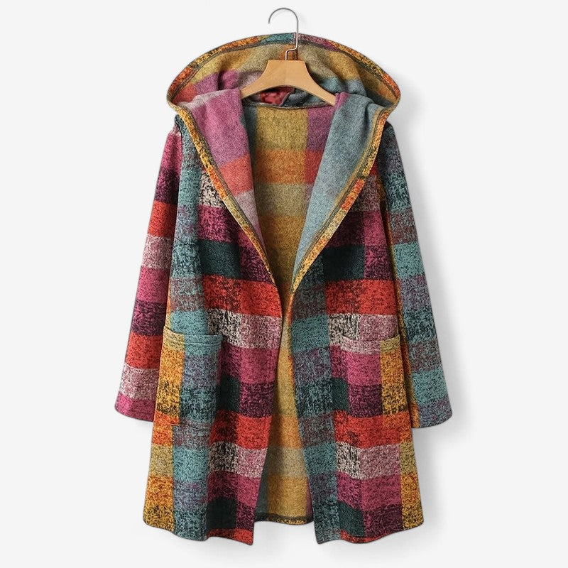 Manteau Parka Hiver avec Capuche et Poches Fonçées