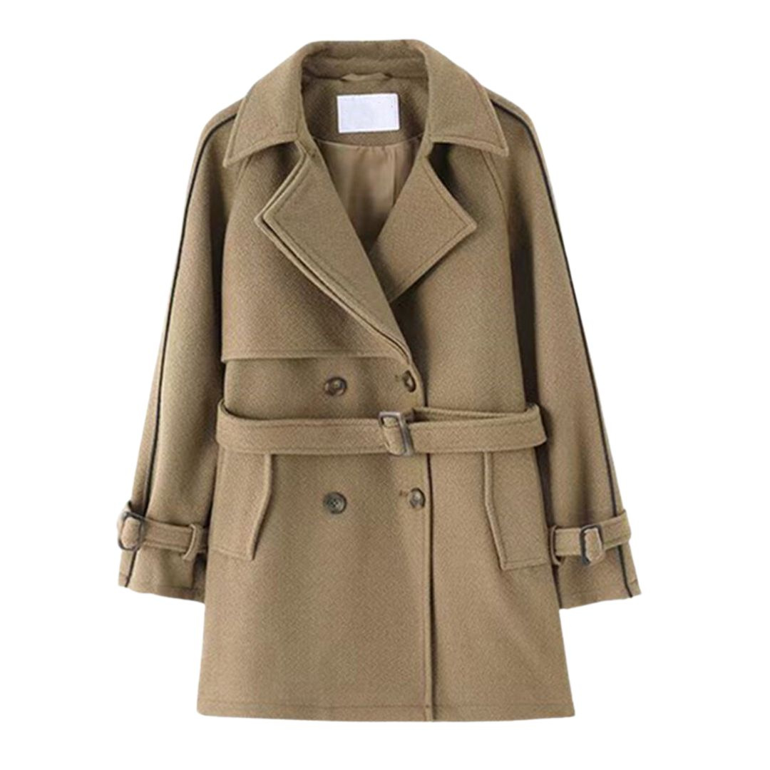 Manteau Femme En Laine Doux et Chaud Hiver