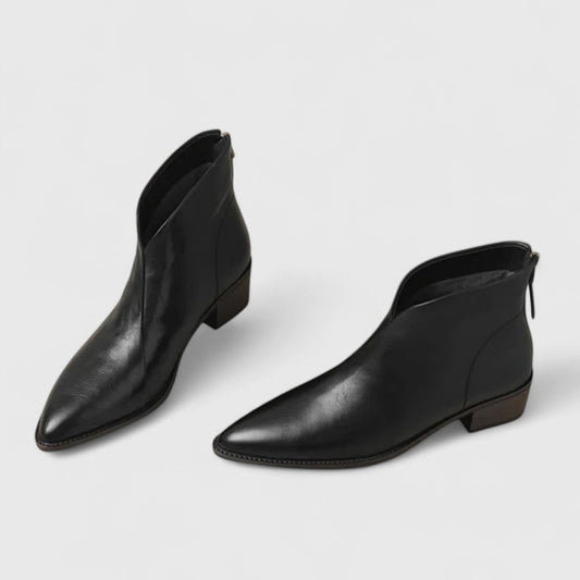 Bottines Élégantes à Talon Bloc - BerlinGlamour