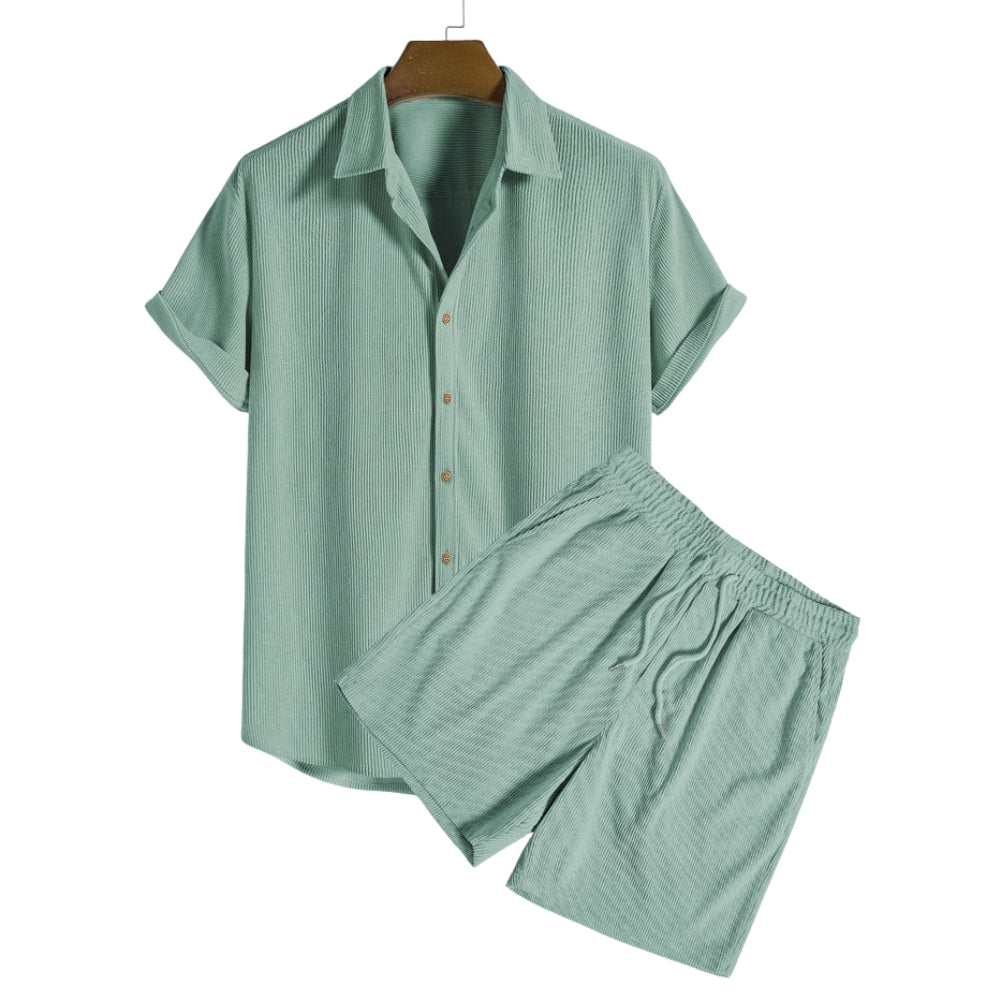 Chemise et Pantalon Linéaire pour Homme Été