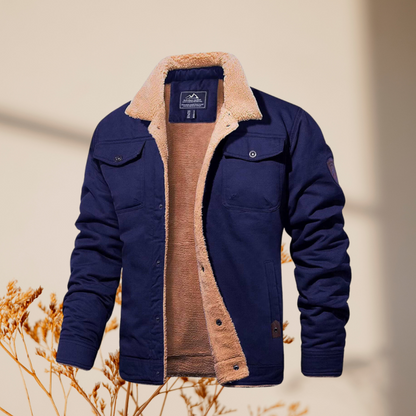 Blouson jean décontracté pour homme