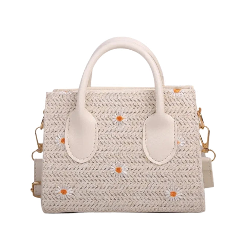 Sac à Main Floral avec Bretelles Réglables - PanierRoyale