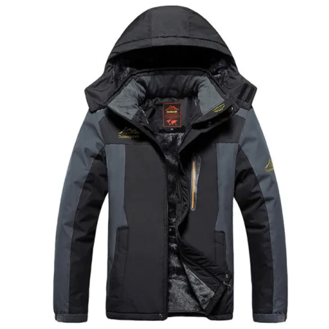 Veste Homme Hiver Imperméable avec Capuchon et Isolation Chaude