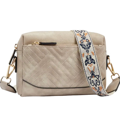 Sac à main femme chic avec fermeture éclair et poignée réglable
