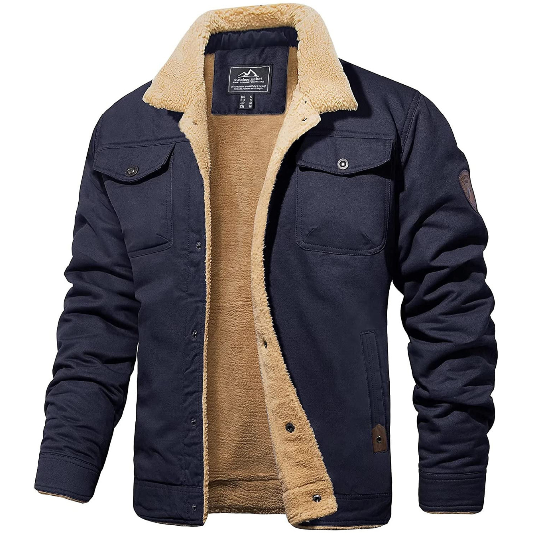 Veste aviateur épaisse et chaude pour hommes