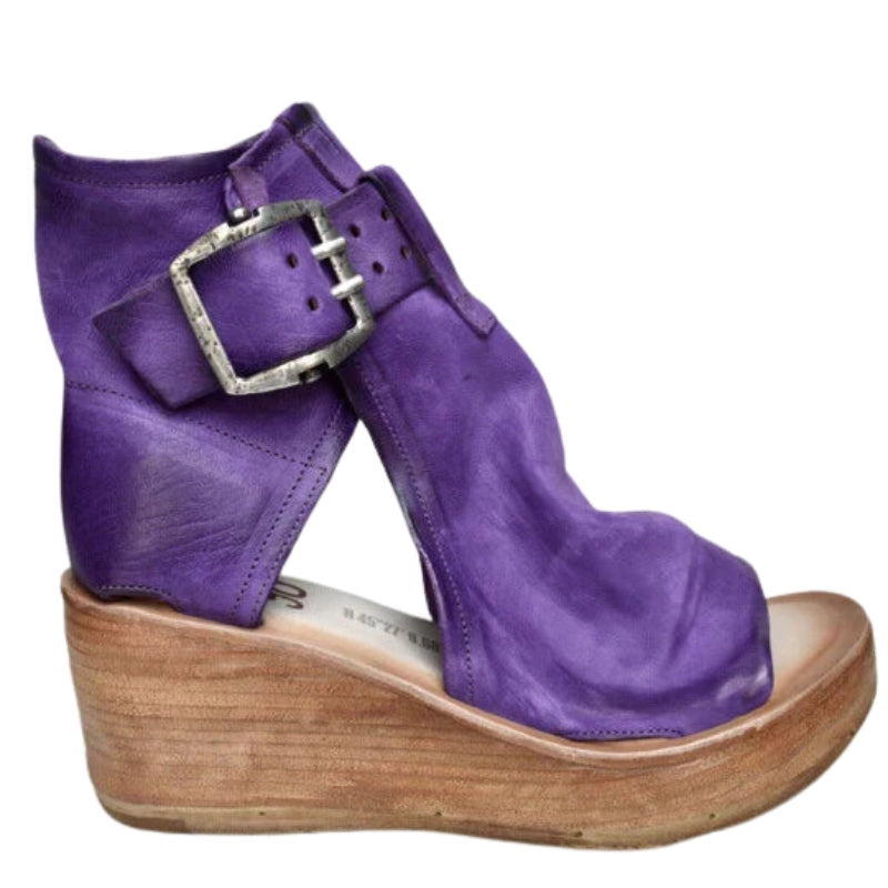Sandales Hauts Talons Boucle Or Elegant