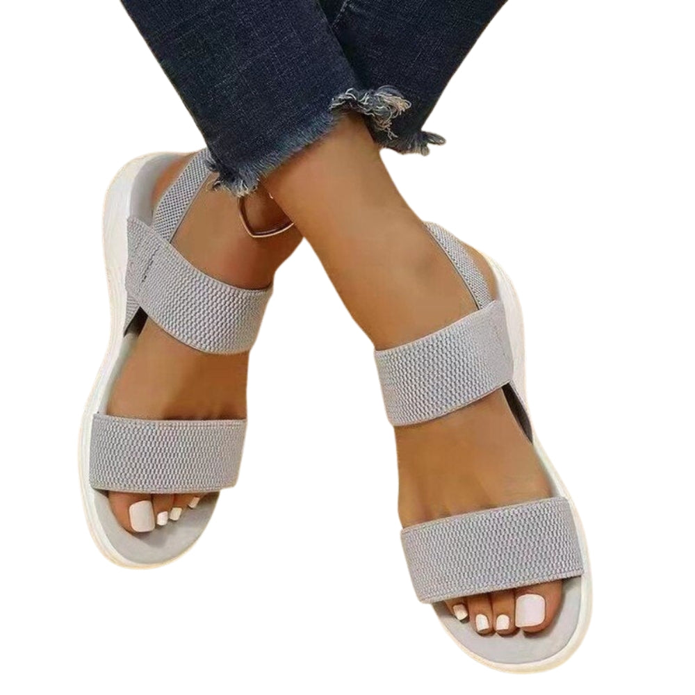 Sandales Platesforme Femmes à Sangles Réglables