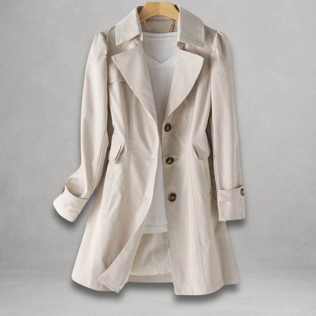 Manteau Femme Trench Classique Beige Chic