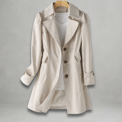 Manteau Femme Trench Classique Beige Chic