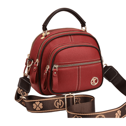 Sac à Épaule Spacieux avec Poches Zippées