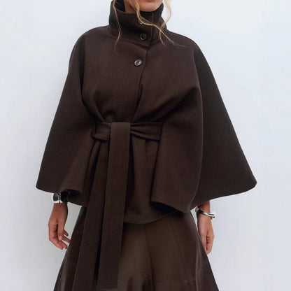 Veste Femme Chic avec Ceinture pour Toutes Saisons