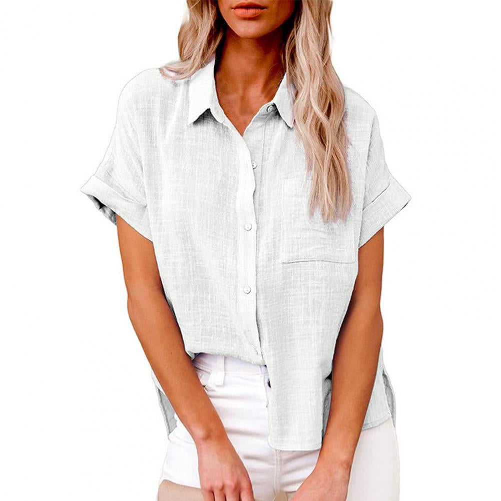 Blouse Femme Manches Longues en Soie Léger Été