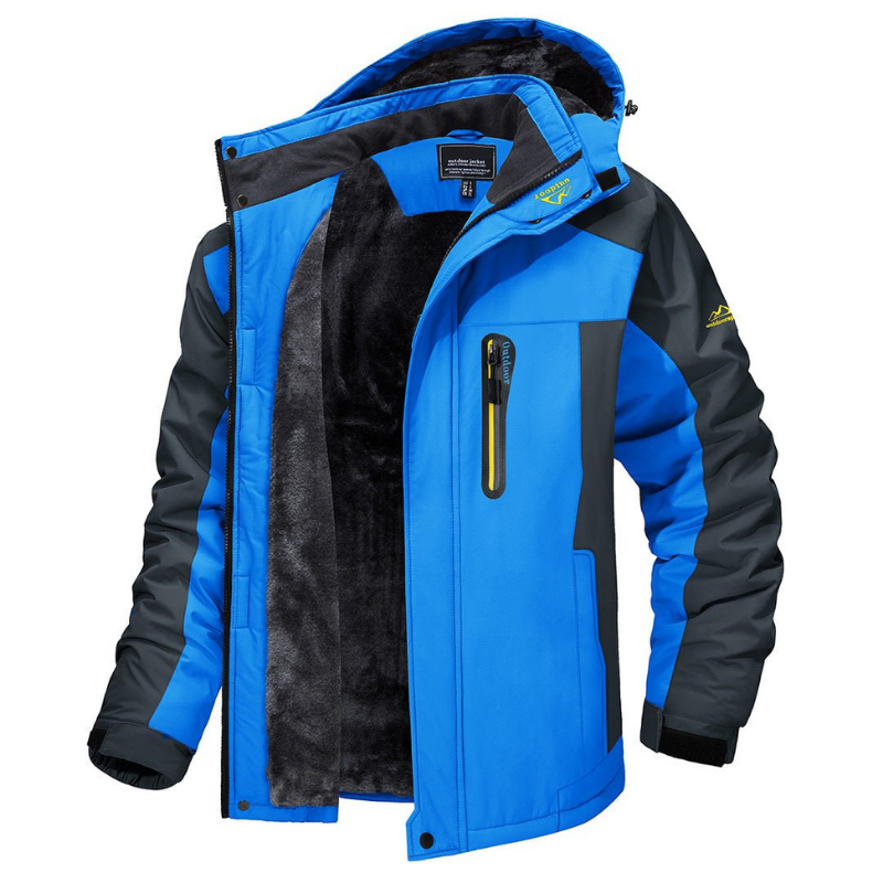 Veste homme hivernale imperméable et isolée