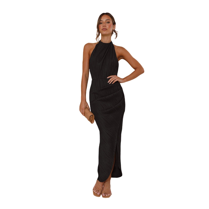 Robe Été Décolletée Sans Manches Legère et Féminine