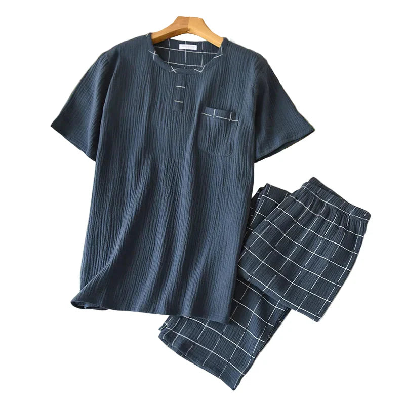 Pyjama Homme Doux et Chaud à Manches Longues - PanierRoyale