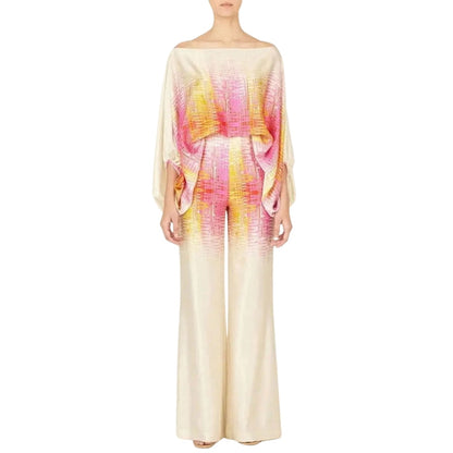 Robe Deux Pièces Élégante Manches Bouffantes - PanierRoyale