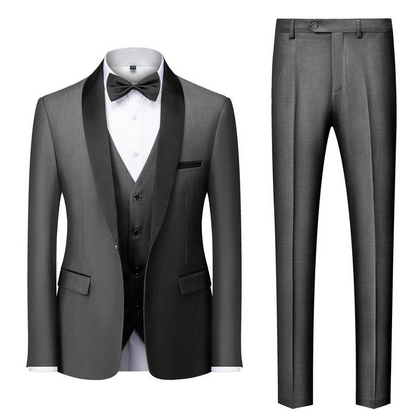 Costume Homme noir Élégant avec Nœud Papillon