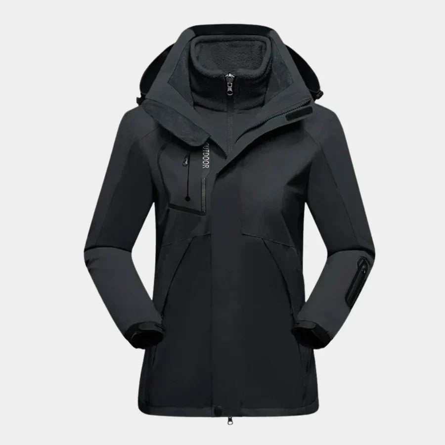 Manteau Hiver Femme Élégant avec Capuche - BerlinGlamour