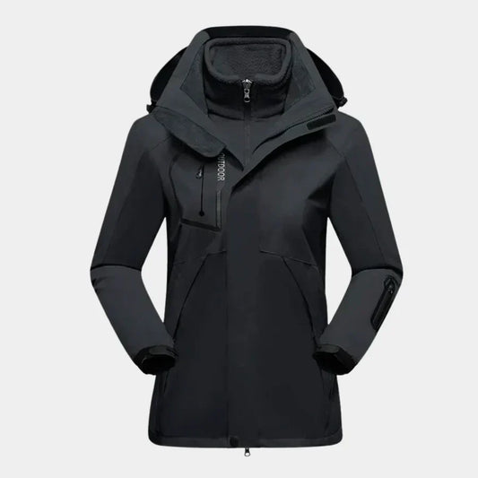 Manteau Hiver Femme Élégant avec Capuche - BerlinGlamour