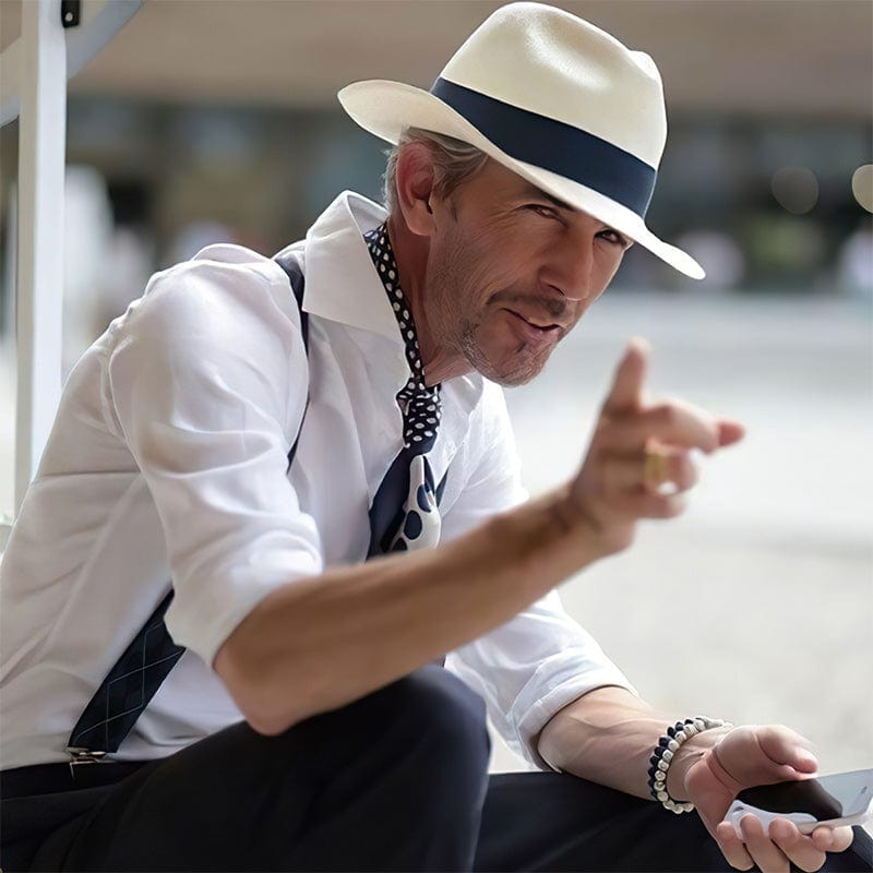 Chapeau de paille Homme Été Léger et Chic - PanierRoyale